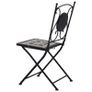 Mosaic Bistro Chairs 2 pcs Grey Image 4