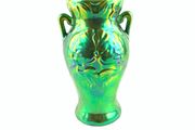 Vintage glass/Rare Zsolnay pecs iridescent vase