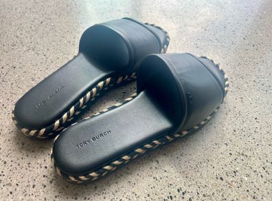Tory Burch Leather Espadrilles