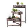 BRAND NEW 3 Tier Wooden Garden Plant Stand Vintage Folding Display Shelf for Indoor Outdoor Yard Image 5