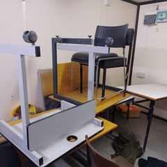 computer  tables and chairs