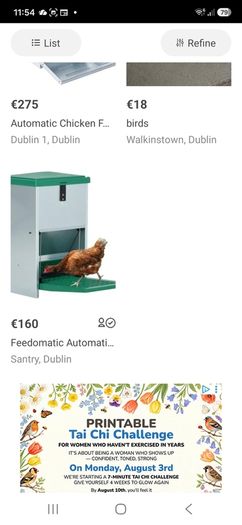 Feed-O-Matic Chicken Feeder