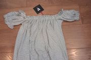 Ladies Bardot/Short Sleeve Top