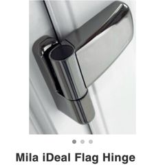 Mila iDeal Flag hinges for uPVC doors