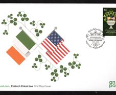 2024 Ireland Diplomatic Relations with USA, Centenary Commemorative Stamp An Post First Day Cover (FDC)