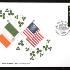 2024 Ireland Diplomatic Relations with USA, Centenary Commemorative Stamp An Post First Day Cover (FDC)