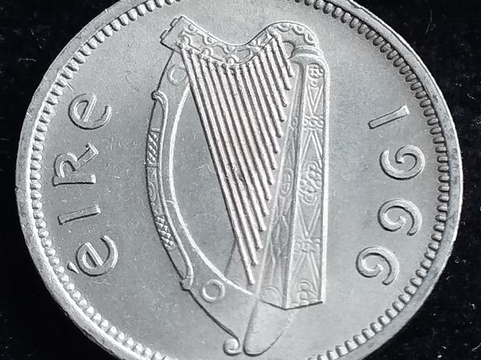 Ireland - 1966 - 3 Pence - Hare - AU - KM.12a - [2043]