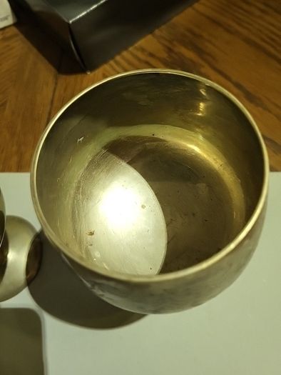 Pair of epns goblets
