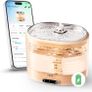 Enabot ROLA Water Fountain: Stainless Steel Tray, Induction Wireless Water Pump, Battery-Operated, Phone App, 5x free filters Image 2
