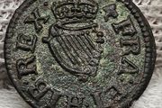 Ireland UK 1625-1649 Charles Richmond 1/4d Farthing Beautiful Grade Scarce Coin