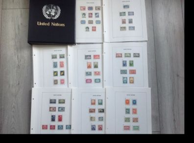Stamp collection United Nations New York