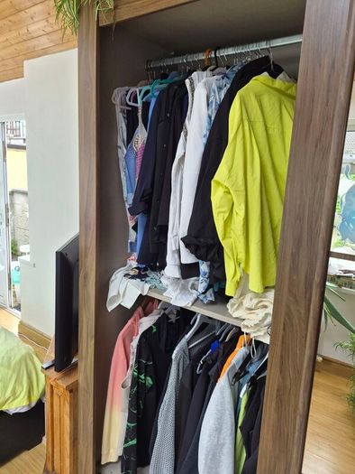 Wooden wardrobe