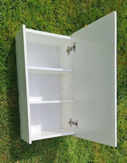 Bathroom cabinet, mirrored, pair.