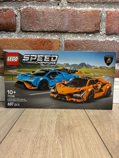 Lego Speed Champions 77238 Lamborghini Revuelto Lamborghini Huracan STO Brand New Sealed