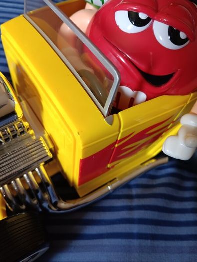 M&M's Rebel Without A Clue Hot Rod Candy Dispenser. (A few minor marks. See pictures.)
