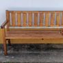 3 Seater Weatherproof Wooden Garden Bench Image 4