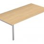 Ex Demo Contemporary White Meeting Table Image 2