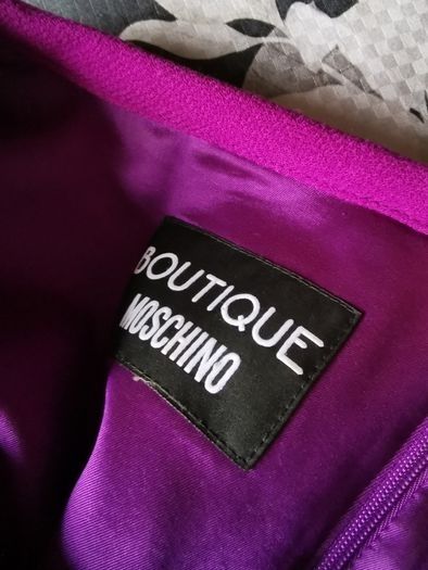 Boutique moschino pearl embellished 100% wool dress UK 16