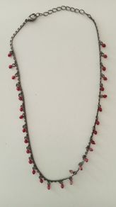 Necklace with Red Beads