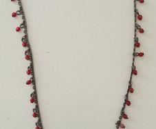 Necklace with Red Beads