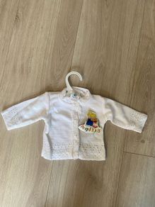 New Baby Ivory Cream Cardigan Newborn