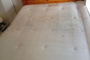 king size bed frame with mattress