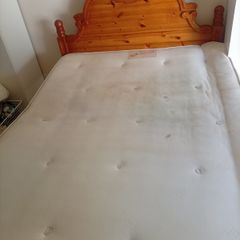 king size bed frame with mattress