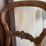Antique French polished oak chair Image 4