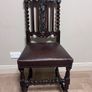 Early 20th century barley twist chairs Image 7