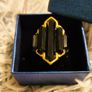 Statement Black Geometric Ring Bold & Elegant Image 2