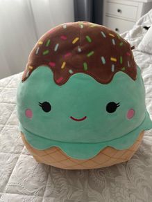Squishmallow ice cream plushie