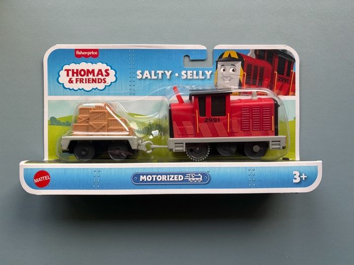 Thomas and Friends Salty Motorised Engine - Fisher Price Mattel Tank Engine Train