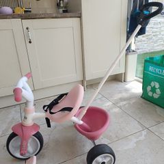 SMOBY pink tricycle