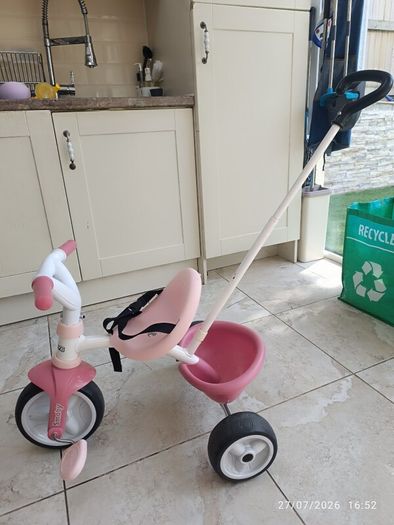 SMOBY pink tricycle