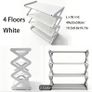 4 tier x shaped shoe rack Image 4