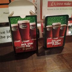 Smithwicks playing cards,mint sealed