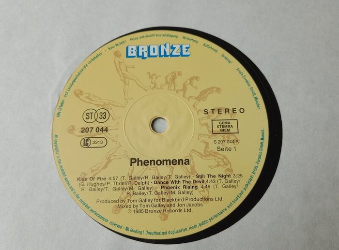 Phenomena album Metal supergroup With booklet
