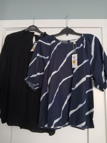 2 x M&S tops, size 16, new with tags