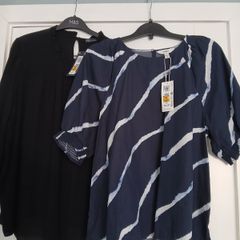 2 x M&S tops, size 16, new with tags