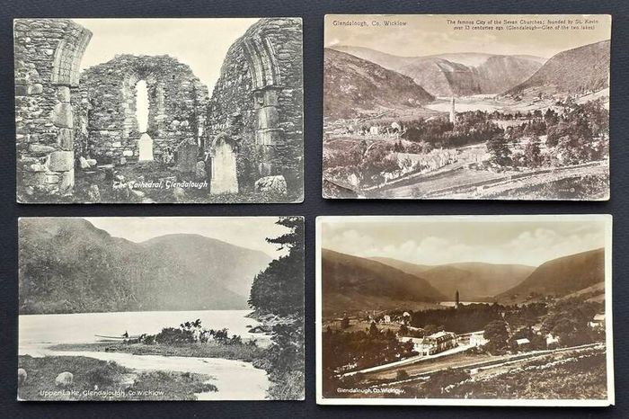 IRISH LOT 006 Glendalough Vintage Postcards
