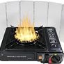 Camp Camping Windshield Stove Aluminium Camping Windshield Compact Folding Camping Stove Image 3