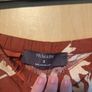 Primark White and Rust Floral Print Pants Image 2