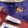 Daboti Vilnius silk scarf - blue and burgundy Image 3