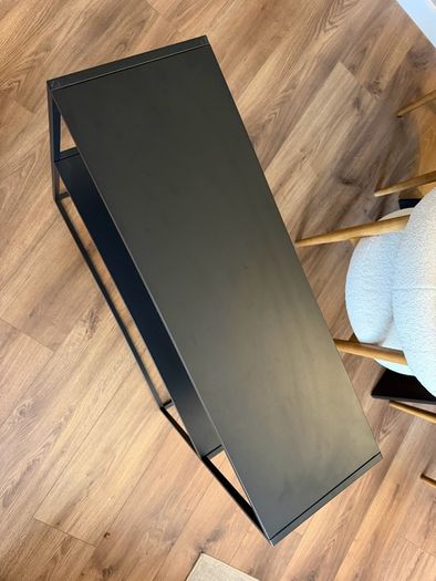Black console table