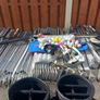 A selection of Golf clubs. Bags and golf balls. Image 4