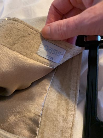Vintage y2k suede skirt