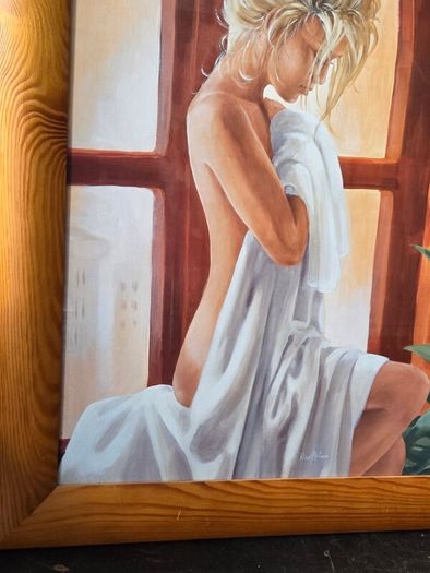 "Tenderness" by Renate Holzner Large Framed print