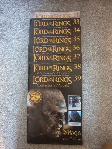 Lord of the Rings (lead) 86 models total.