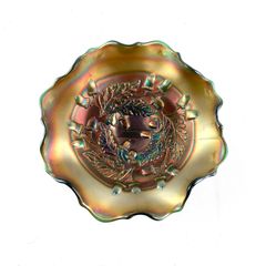 Antique Fenton carnival glass bowl