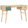 Desk 118x50x75 cm Solid Mango Wood Image 5